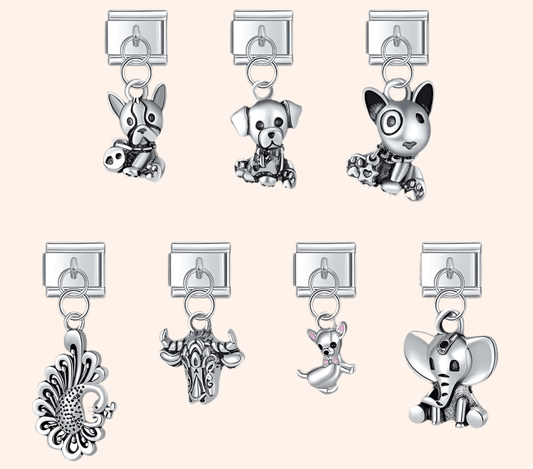 Italian Charms Mascotas Acero Inoxidable - Charmsymore