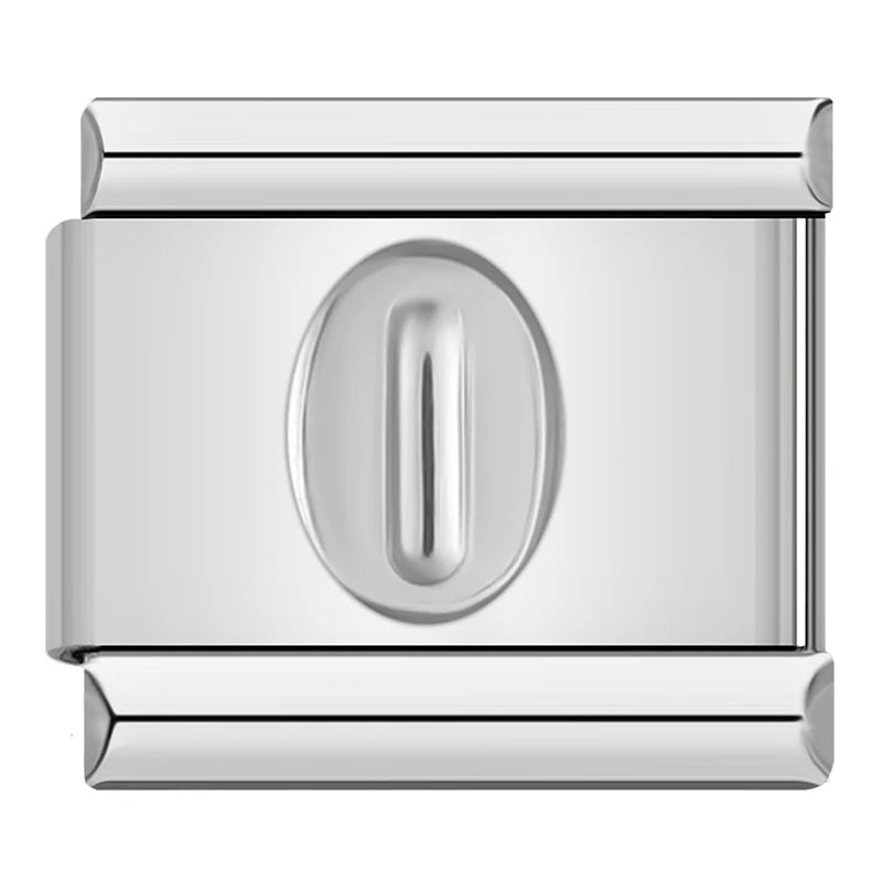 Italian Charms Números Plata - Charmsymore