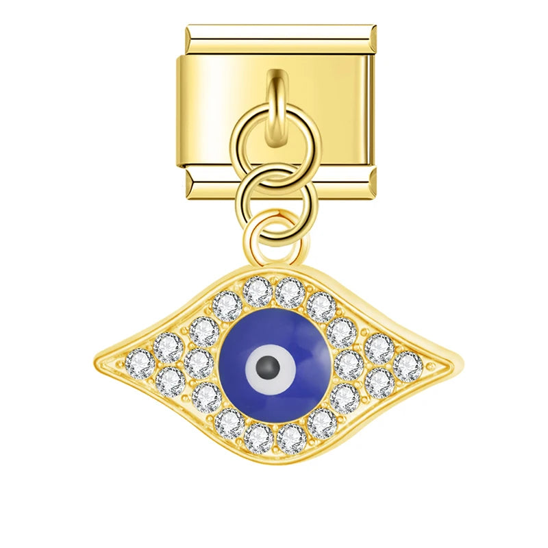 Italian Charms Ojos Trucos Dorado - Charmsymore
