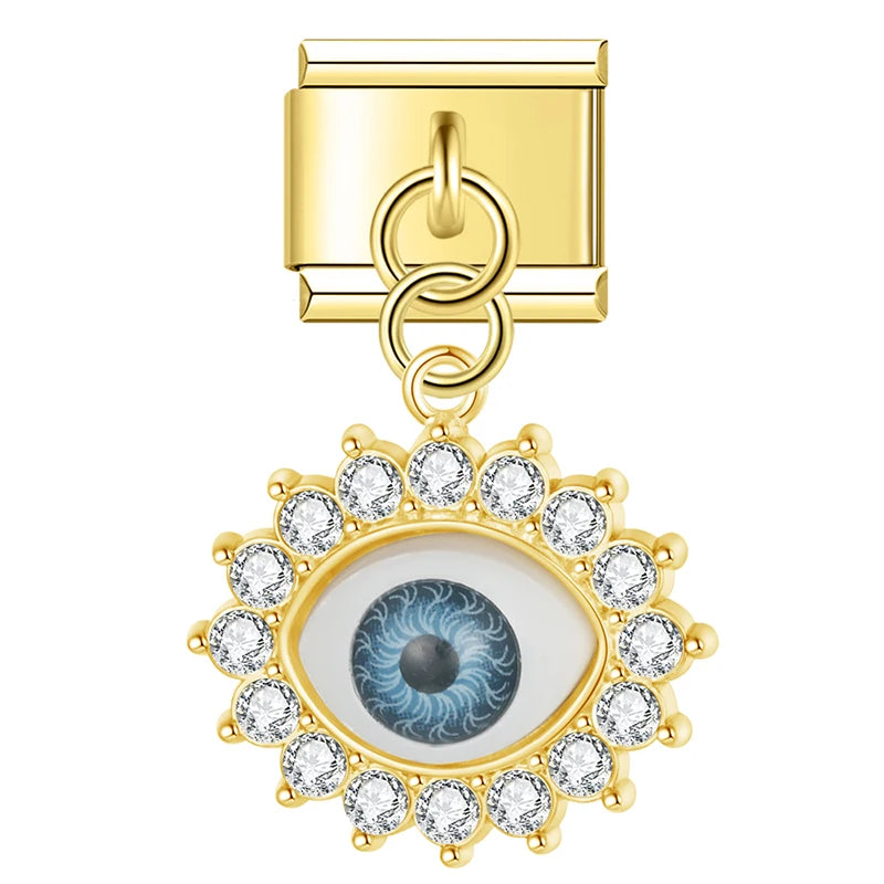 Italian Charms Ojos Trucos Dorado - Charmsymore