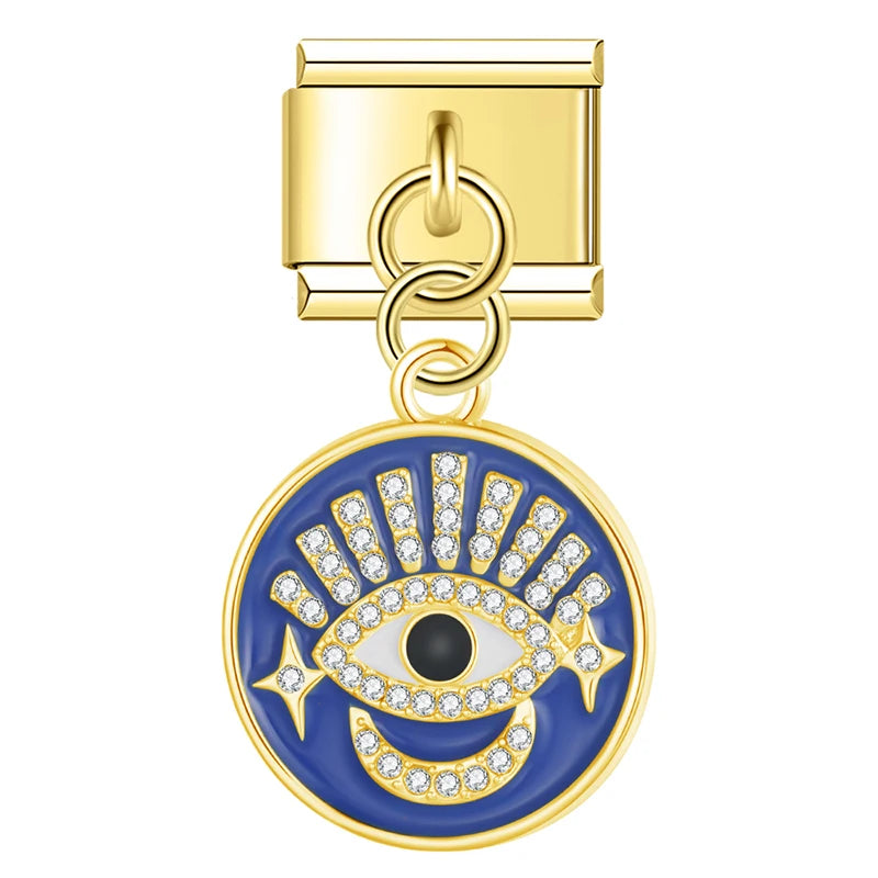 Italian Charms Ojos Trucos Dorado - Charmsymore