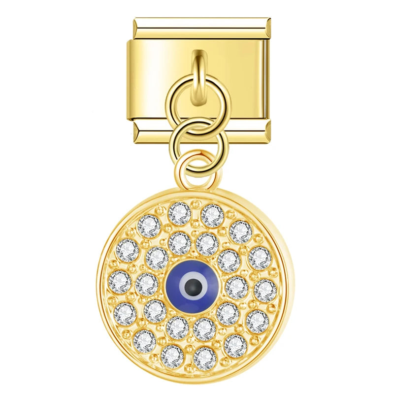 Italian Charms Ojos Trucos Dorado - Charmsymore