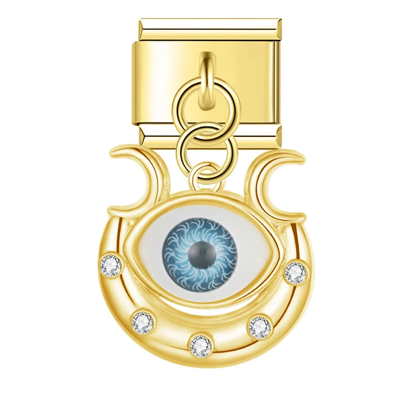 Italian Charms Ojos Trucos Dorado - Charmsymore