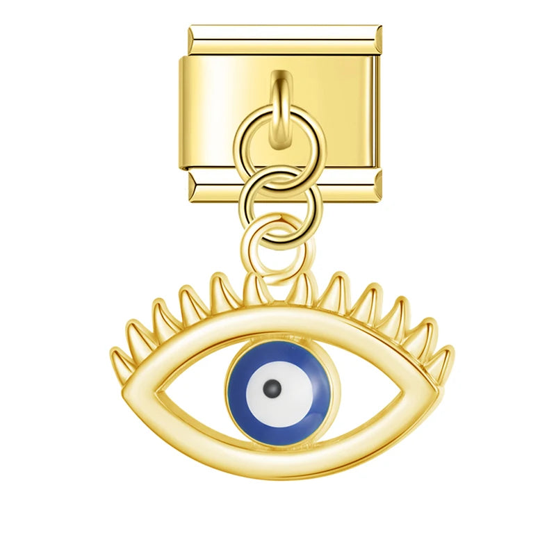 Italian Charms Ojos Trucos Dorado - Charmsymore