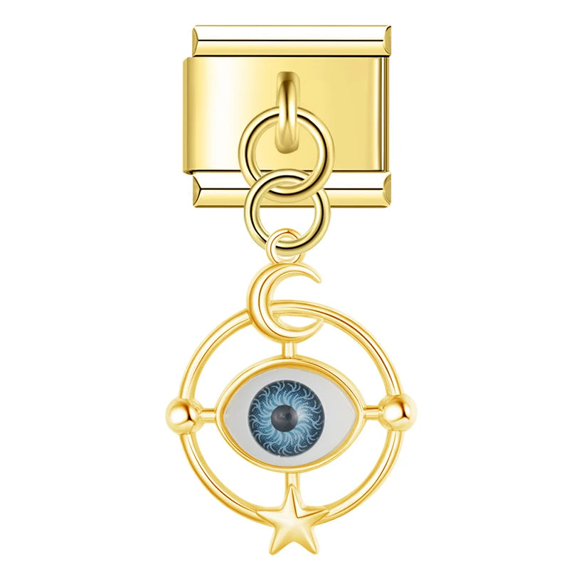 Italian Charms Ojos Trucos Dorado - Charmsymore
