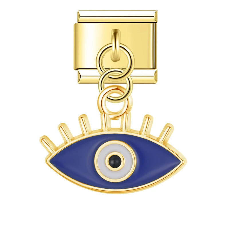 Italian Charms Ojos Trucos Dorado - Charmsymore