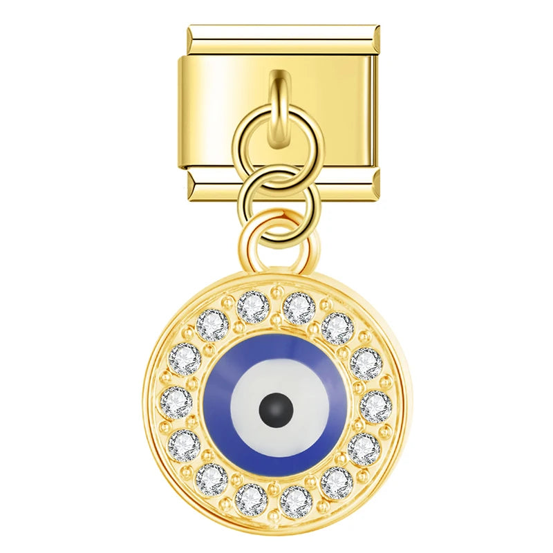 Italian Charms Ojos Trucos Dorado - Charmsymore