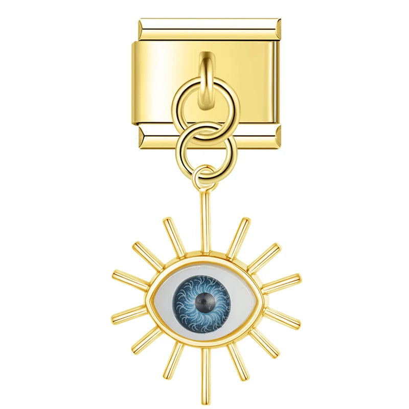 Italian Charms Ojos Trucos Dorado - Charmsymore
