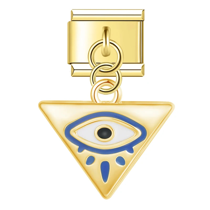 Italian Charms Ojos Trucos Dorado - Charmsymore