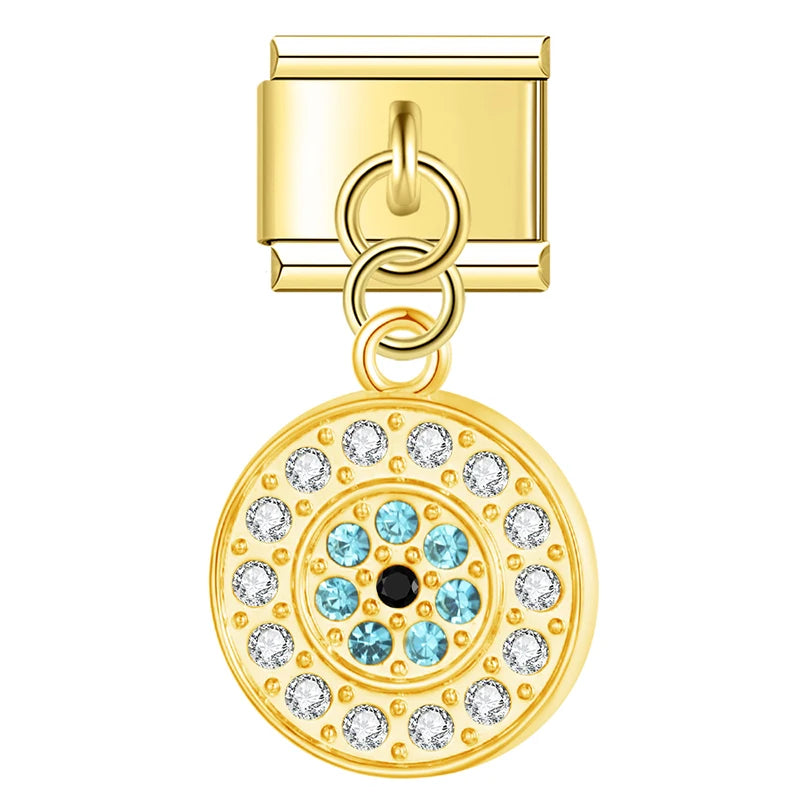 Italian Charms Ojos Trucos Dorado - Charmsymore