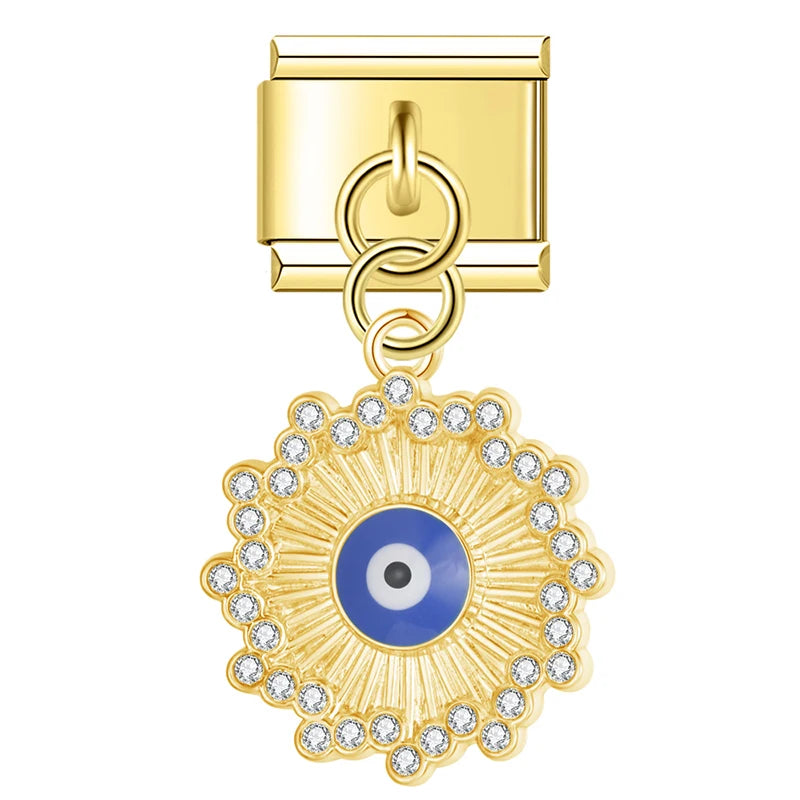 Italian Charms Ojos Trucos Dorado - Charmsymore