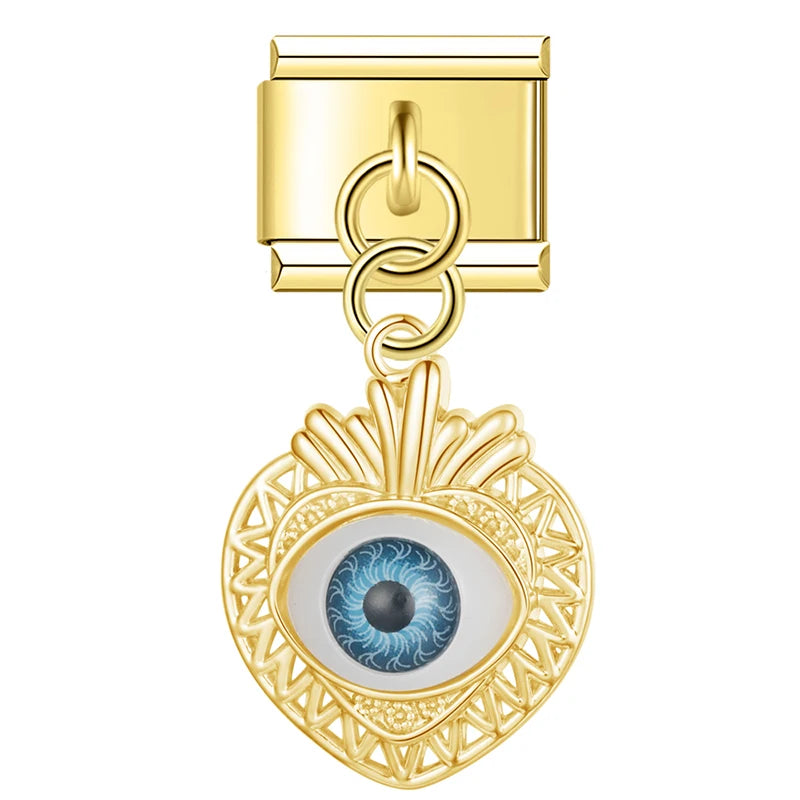 Italian Charms Ojos Trucos Dorado - Charmsymore