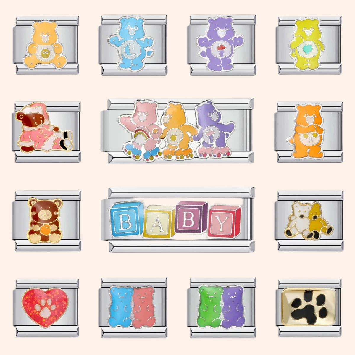 Italian Charms Ositos Cariñositos - Charmsymore