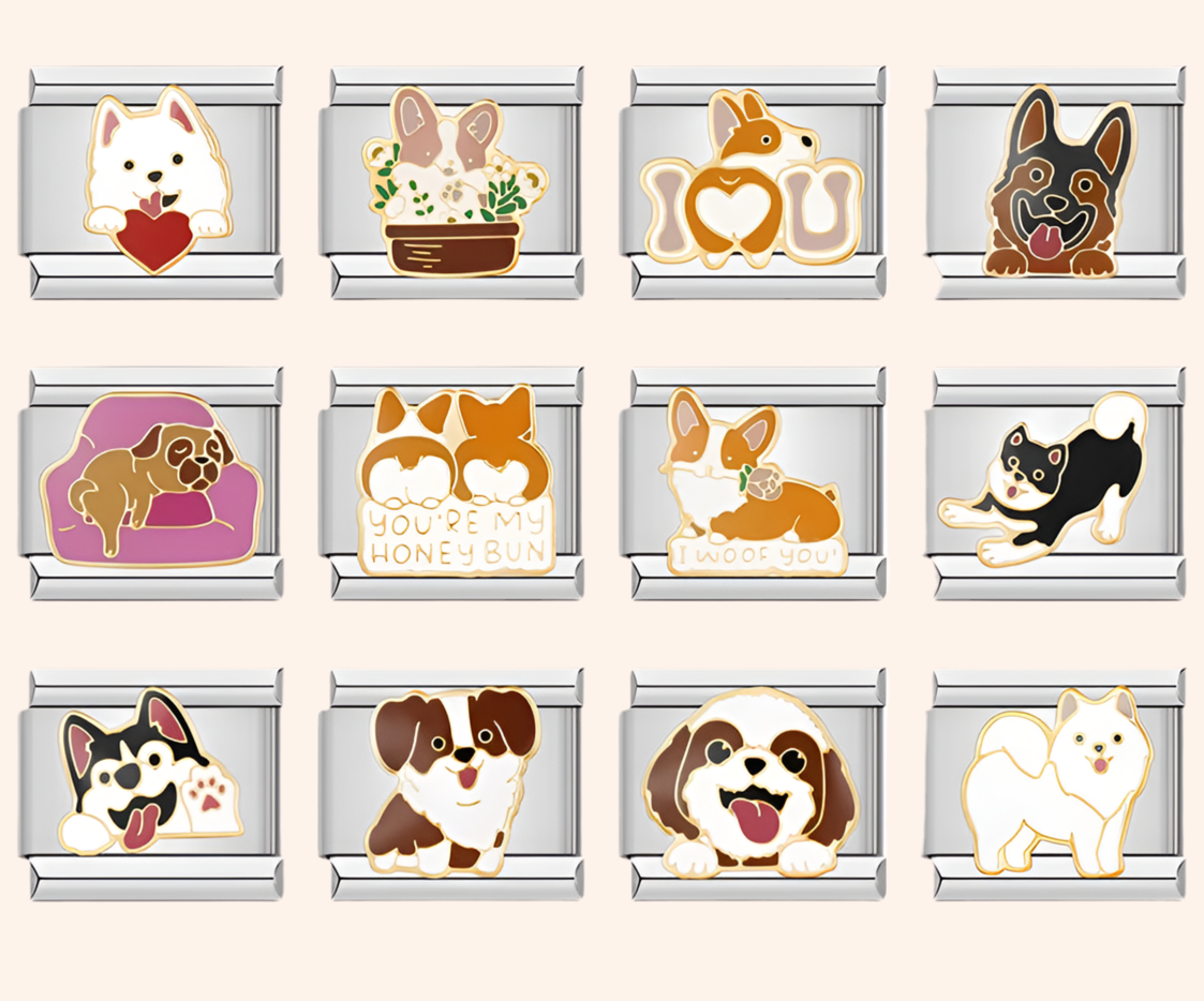 Italian Charms Perritos - Charmsymore