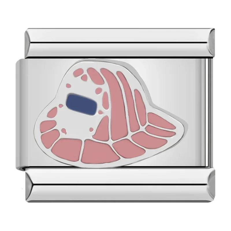 Italian Charms Rosas Acero Inoxidable - Charmsymore