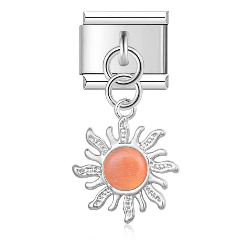 Italian Charms Sol Acero Inoxidable - Charmsymore