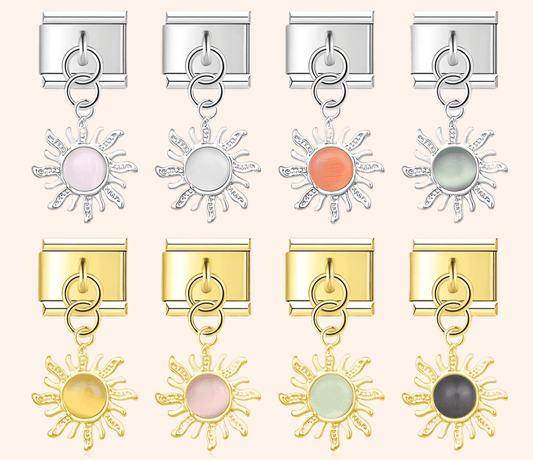 Italian Charms Sol Acero Inoxidable - Charmsymore