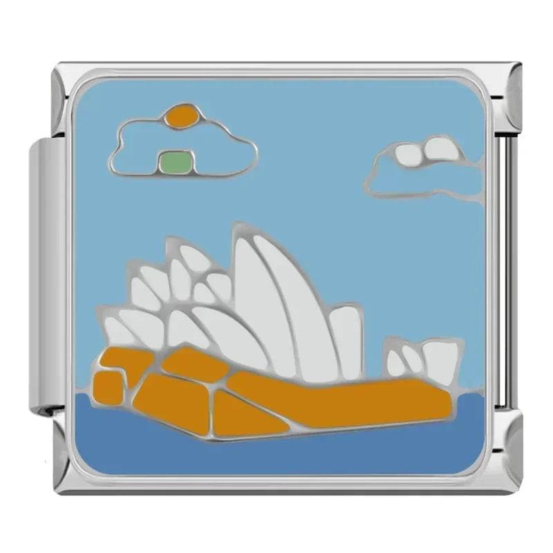 Italian Charms Viajes Acero Inoxidable - Charmsymore