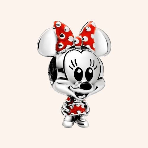 Minnie Charm Plata S925 ENTREGA INMEDIATA - Charmsymore