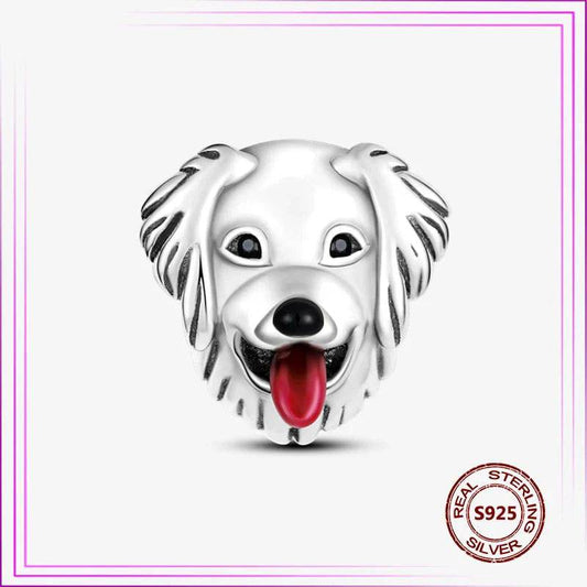 New 925 Sterling Silver Cute Dog Bead Cat Upscale Animal Charm plata de ley 925 For Original Charms Pendant Bracelet Jewelry - Charmsymore