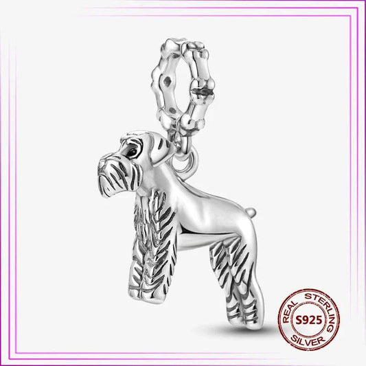 New 925 Sterling Silver Cute Dog Bead Cat Upscale Animal Charm plata de ley 925 For Original Charms Pendant Bracelet Jewelry - Charmsymore