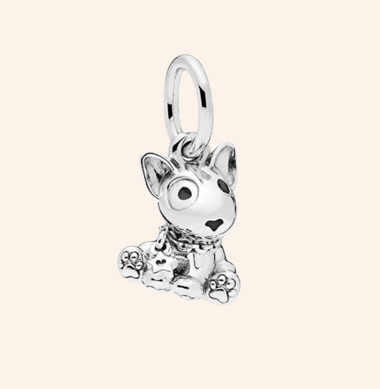 Perrito Charm Plata S925 - Charmsymore