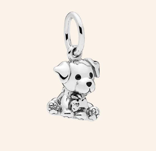 Perrito Charm Plata S925 - Charmsymore