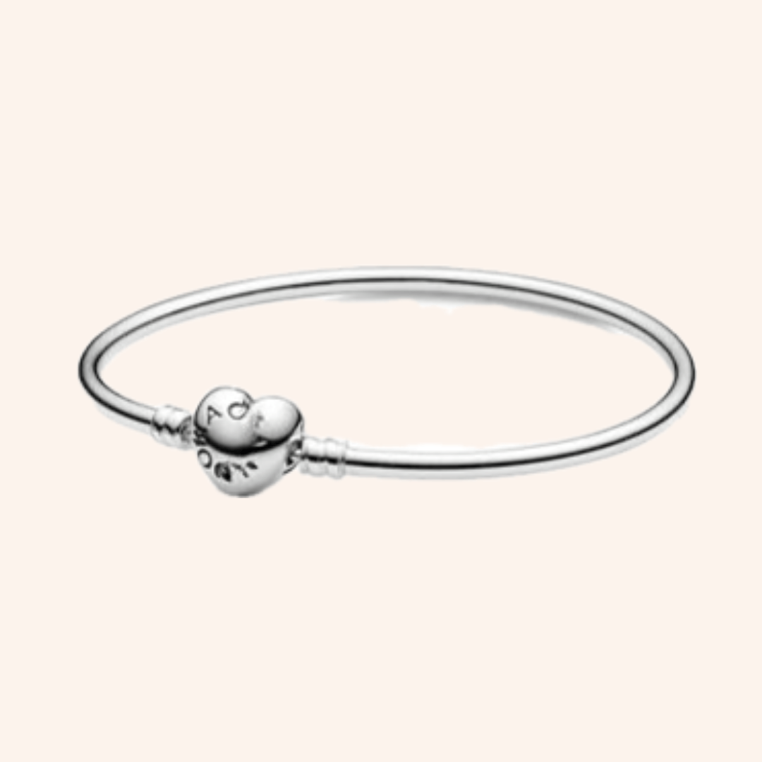 Pulsera De Corazón Plata S925 - Charmsymore