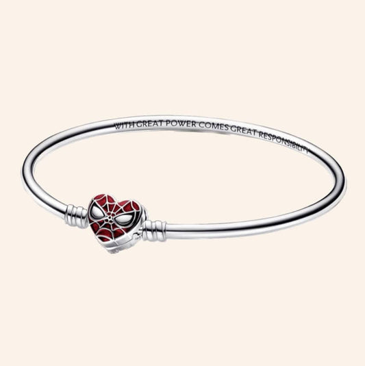 Pulsera Spiderman Plata S925 - Charmsymore