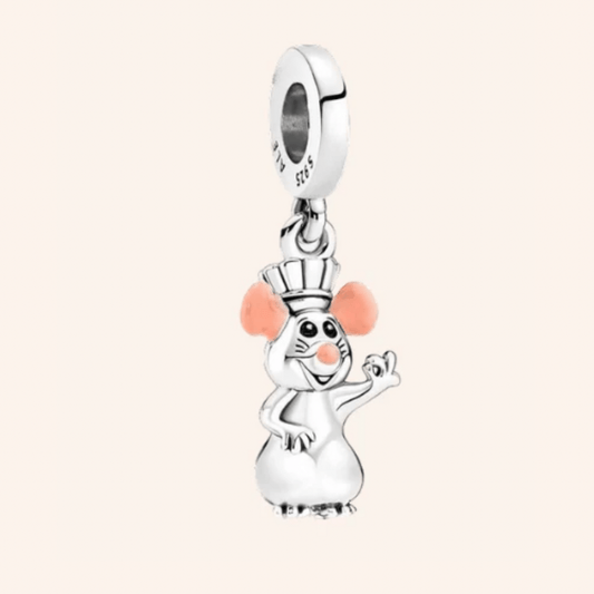 Ratatouille Charm Plata S925 - Charmsymore