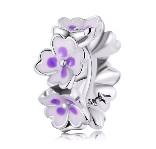 Separador Flor Plata S925 - Charmsymore