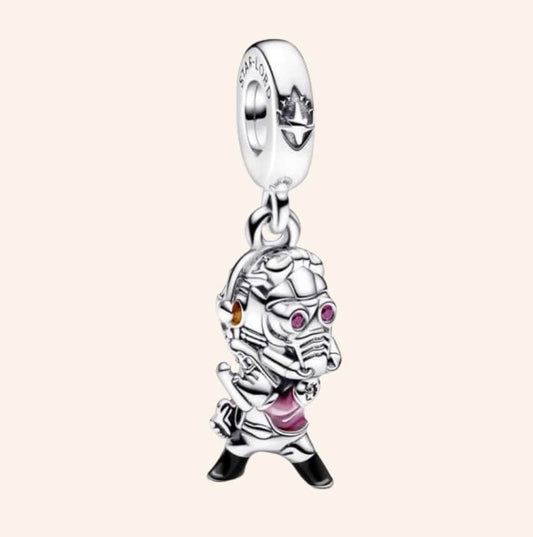 Star-Lord Charm Plata S925 - Charmsymore