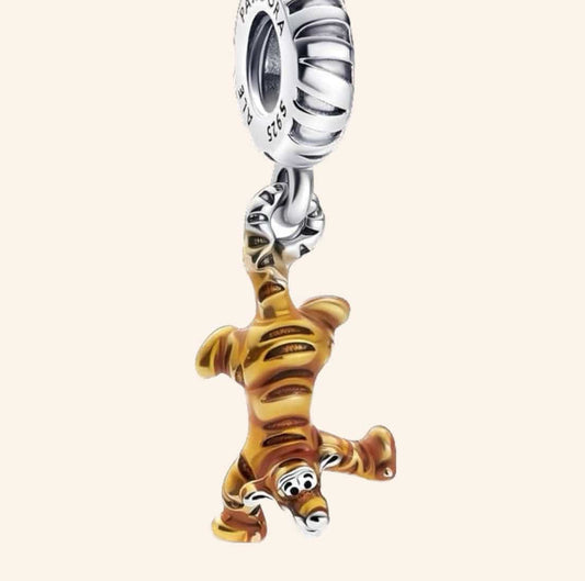 Tiger Charm Plata S925 ENTREGA INMEDIATA - Charmsymore