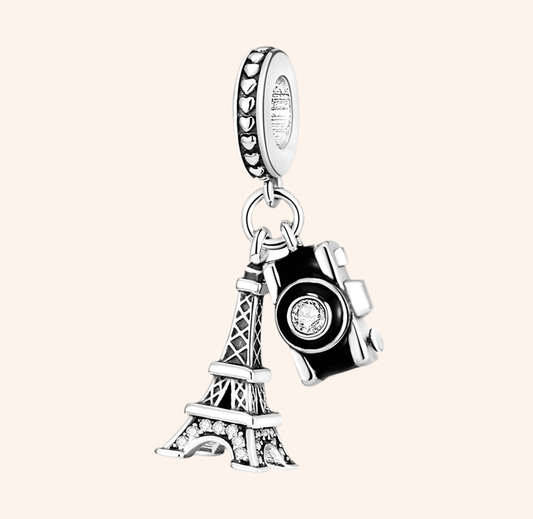 Torre Effiel Cámara Charm - Charmsymore