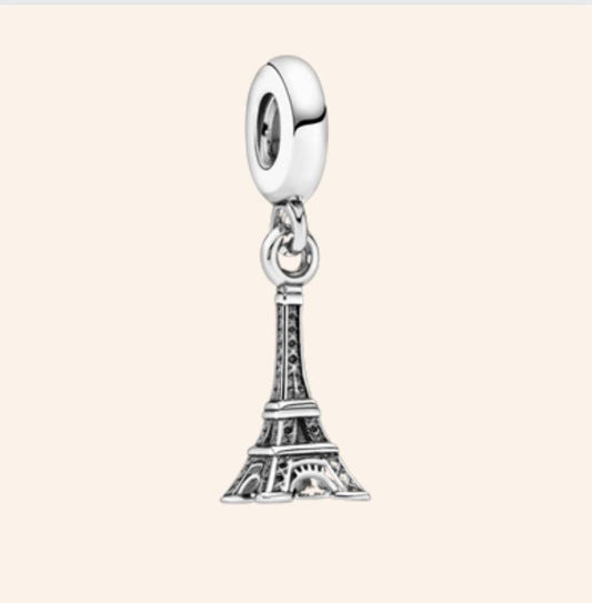Torre Charm Eiffel Plata S925 - Charmsymore