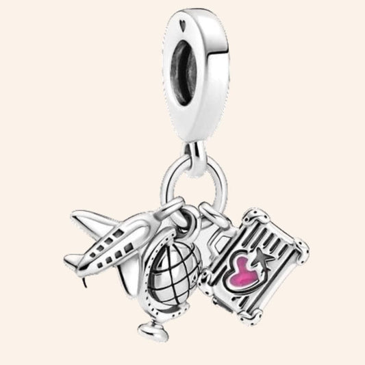 Viaje Charms Plata S925 ENTREGA INMEDIATA - Charmsymore