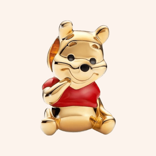Winnieh Pooh Charm Plata S925 - Charmsymore